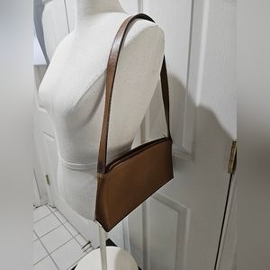 Vintage 1970s Nicoli Fernando Brown Leather Leather Handbag made in Italy